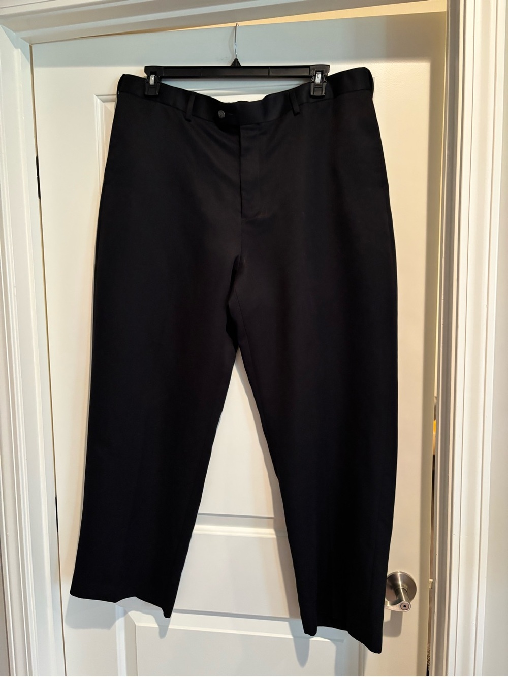 croft & barrow Men's Black Dress Trousers